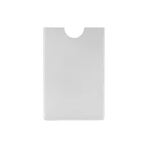 Átlátszó borító 62x91 mm-es hitelkártya, 120mikrofon.